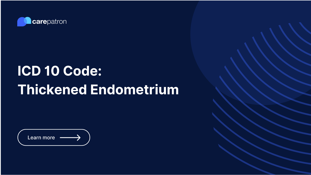 Thickened Endometrium ICD10CM Codes 2023